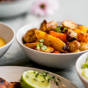 Vinterlunchbuffé med lax