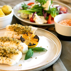Höstlunchbuffé med torskfilé