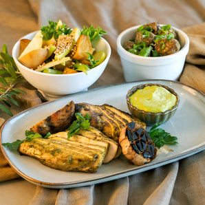 Höstlunchbuffé med kyckling